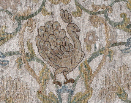 Silk Embroidery 17th Century Tapestry 10125 image 1