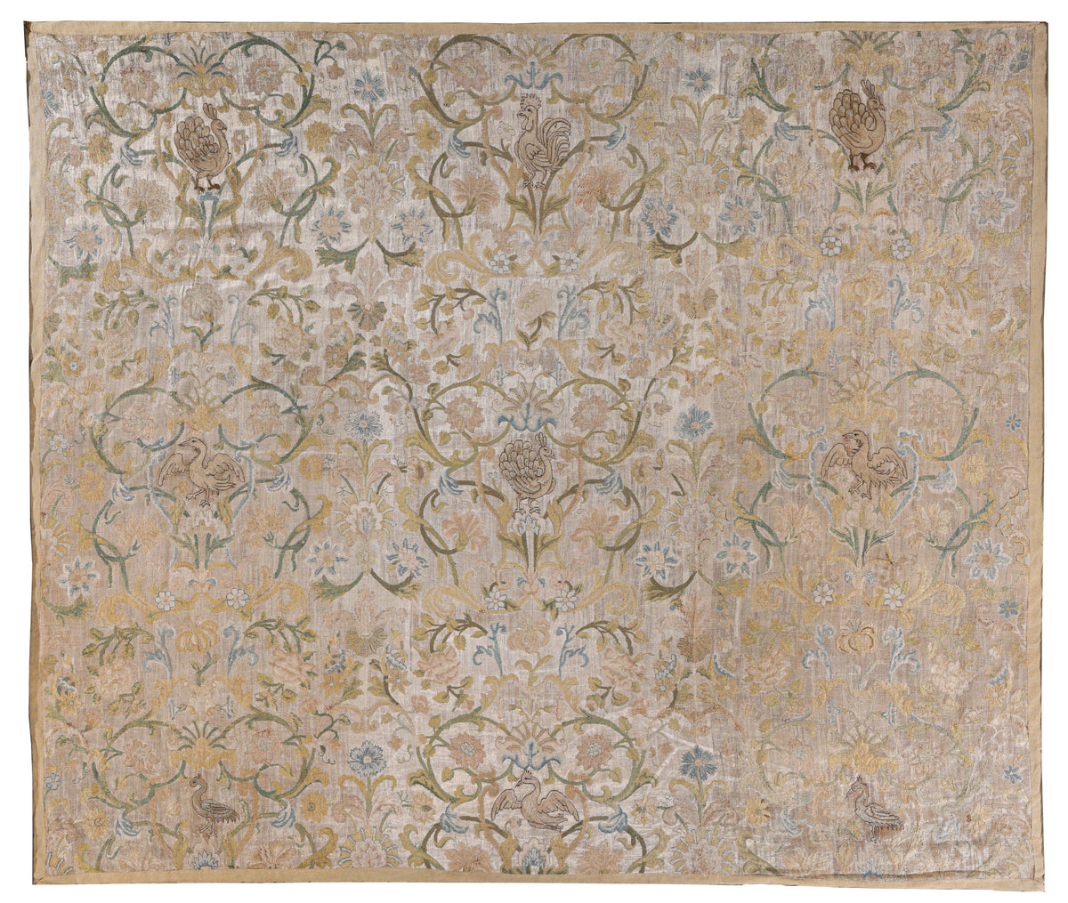 Silk Embroidery 17th Century Tapestry 10125 image 0