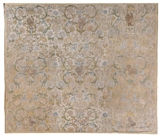 Silk Embroidery 17th Century Tapestry 10125 image 0