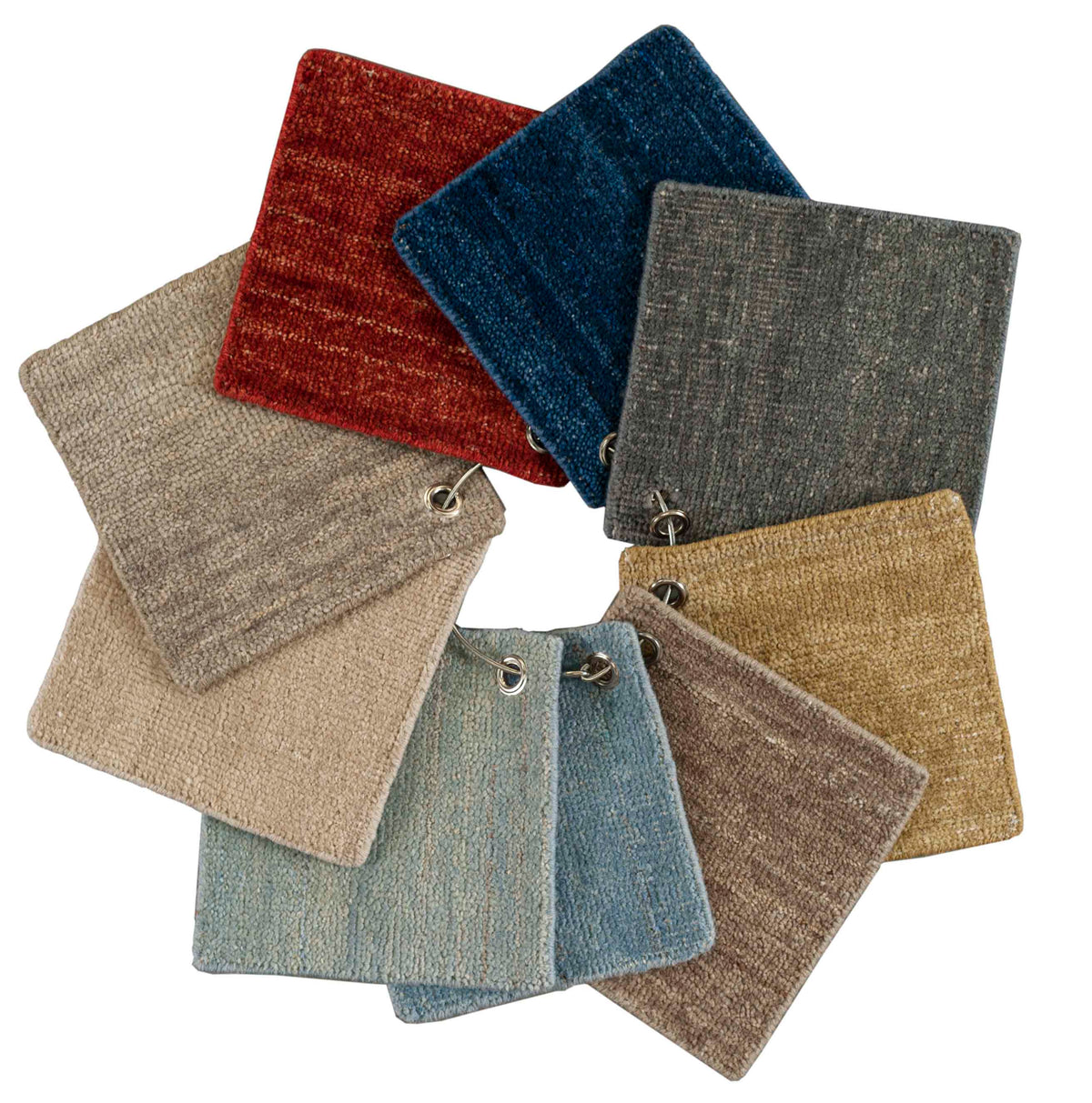 Multicolor Textured Pin Custom Rug Collection - image 1