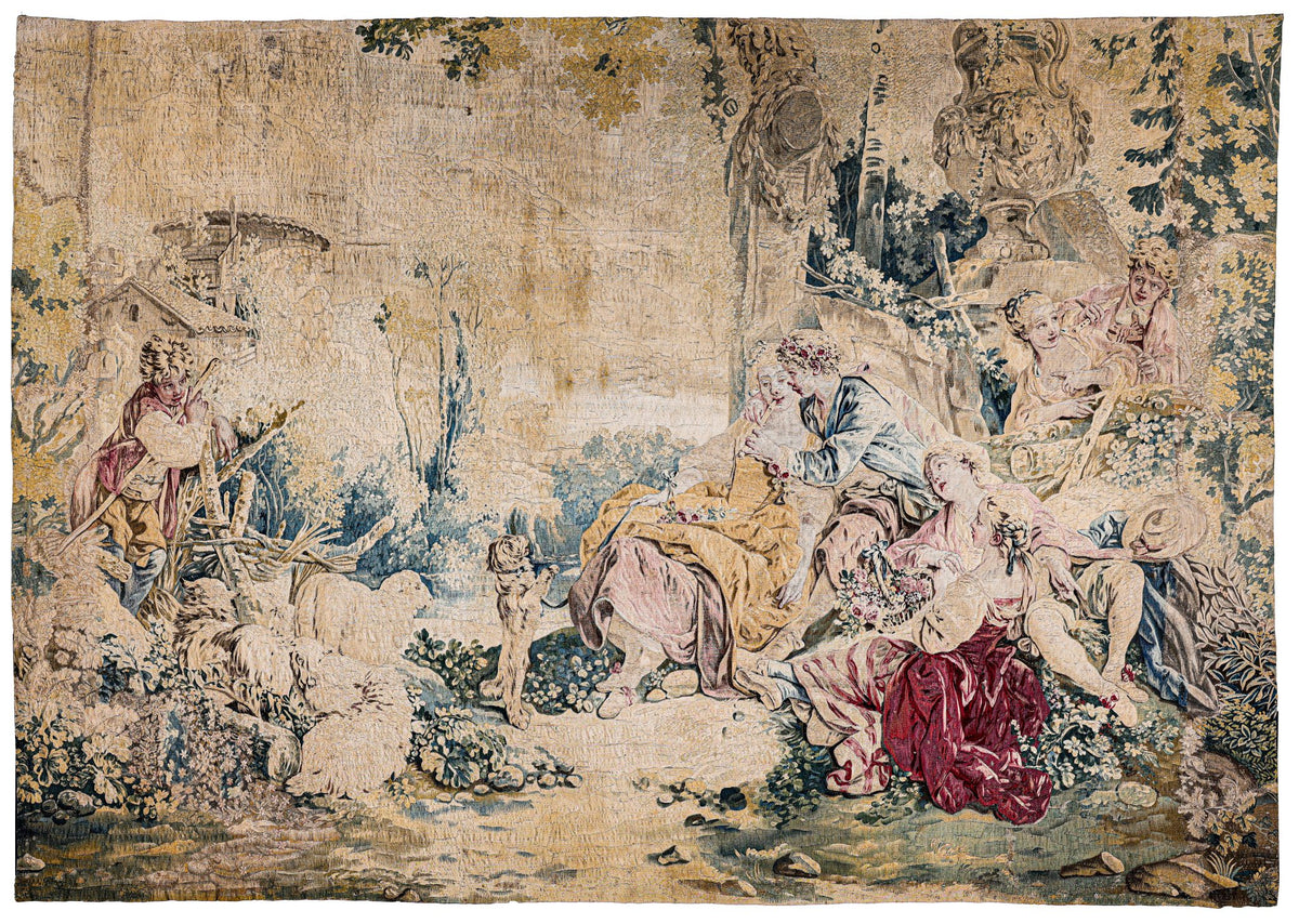 Tapestry Francois Boucher Beauvais 18th Century 03168 - image 1