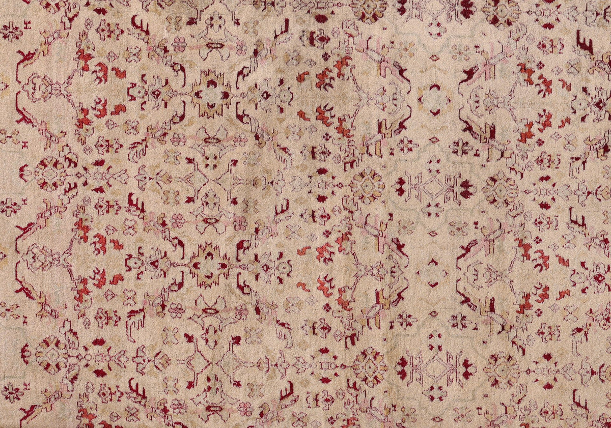Antique Pink Indian Agra Rug 10131 — 9'8