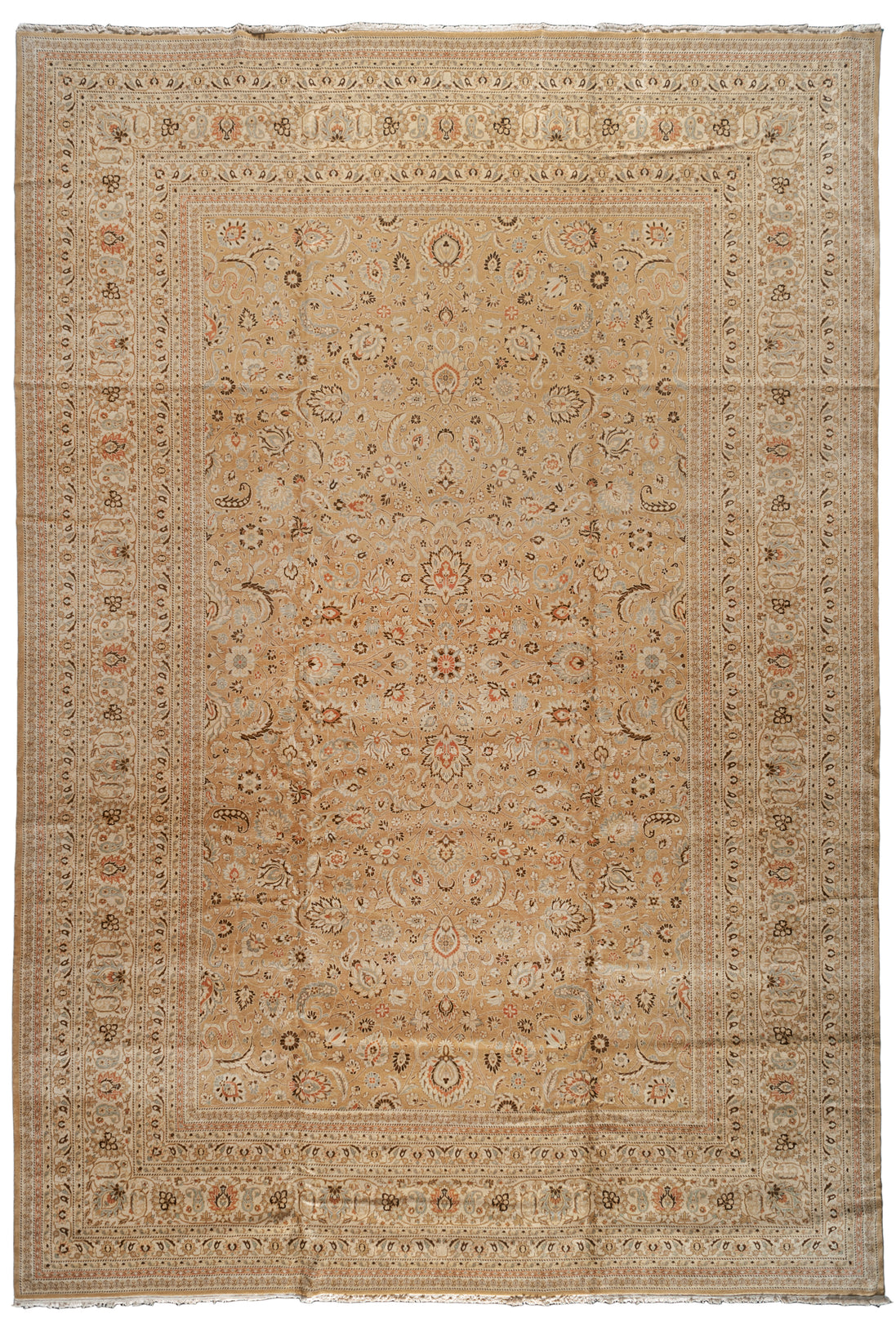 Camel Tonal Persian Tabriz Rug 10115 — 13' x 19' - image 1