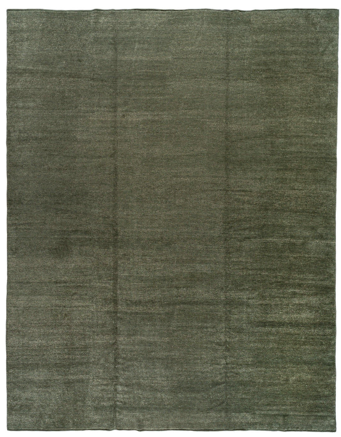 Forest Green Tonal Tibetan Rug 15119 — 12'4" x 15'8" - image 1