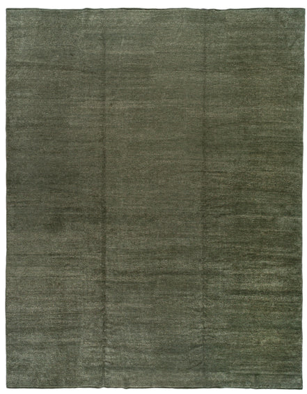 Forest Green Tonal Tibetan Rug 15119 — 12'4" x 15'8" - image 1