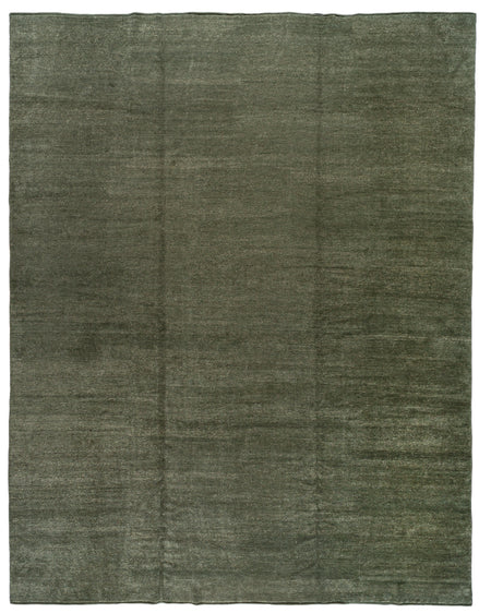 Forest Green Tonal Tibetan Rug 15119 — 12'4" x 15'8" - image 1