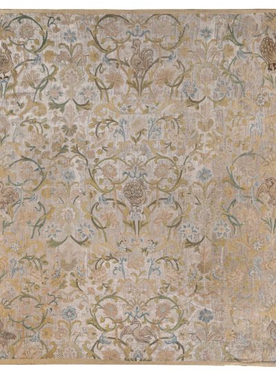 Silk Embroidery 17th Century Tapestry 10125